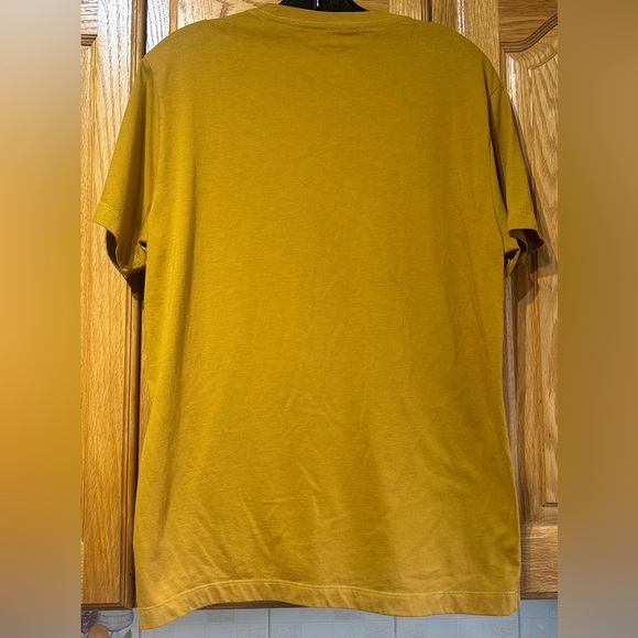 True Religion Men's Butterscotch Brown Graphic Spell Out T-Shirt Large EUC - Picture 7 of 7